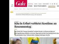 Bild zum Artikel: Aufreger: Kita in Erfurt verbietet Kostüme an Rosenmontag