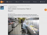 Bild zum Artikel: Drei weitere Coronavirus-Fälle in Bayern bestätigt