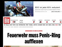 Bild zum Artikel: Dresdner in der Klemme - Feuerwehr muss Penis-Ring aufflexen
