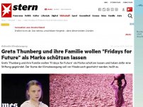 Bild zum Artikel: Weltweite Klimabewegung: Greta Thunberg und ihre Familie wollen 'Fridays for Future' als Marke schützen lassen