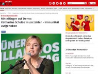 Bild zum Artikel: Grünen-Landeschefin - Mittelfinger auf Demo: Katharina Schulze muss zahlen - Immunität aufgehoben