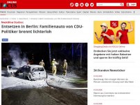 Bild zum Artikel: Neuköllner Stadtrat - Entsetzen in Berlin: Familienauto von CDU-Politiker brennt lichterloh