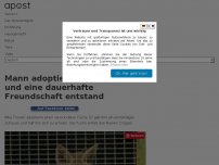 Bild zum Artikel: Mann adoptierte kranken Fuchs und eine dauerhafte Freundschaft entstand