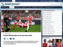 Bild zum Artikel: Fußball, Marcel Hartels Fallrückzieher ist Tor des Jahres 2019