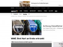 Bild zum Artikel: Wrestling-Legende Bret Hart an Krebs erkrankt