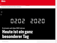 Bild zum Artikel: Erstmals seit mehr als 900 Jahren: Heute ist ein ganz besonderer Tag