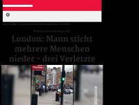 Bild zum Artikel: London: Mann sticht mehrere Menschen nieder