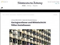 Bild zum Artikel: Debatte über finanzielle Entlastung: Geringverdiener und Mittelschicht füllen Sozialkassen