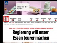 Bild zum Artikel: Lidl, Aldi & Co. bei Merkel - Regierung will unser Essen teurer machen