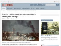 Bild zum Artikel: Einsatz türkischer Phosphorbomben in Nordsyrien belegt