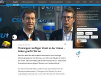 Bild zum Artikel: Thüringen: Söder greift CDU an und fordert Neuwahlen