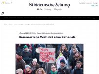 Bild zum Artikel: Neuer thüringischer Ministerpräsident: Kemmerichs Wahl ist eine Schande