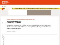 Bild zum Artikel: Thomas Kemmerich: Linken-Landeschefin wirft neuem Ministerpräsidenten Blumen vor die Füße