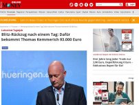 Bild zum Artikel: Lukrativer Tagesjob - Blitz-Rückzug nach einem Tag: Dafür bekommt Thomas Kemmerich 93.000 Euro