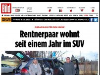 Bild zum Artikel: Obdachlos für den Hund - Rentnerpaar wohnt seit einem Jahr im SUV