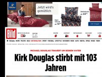 Bild zum Artikel: Tod einer Hollywood-Legende - Kirk Douglas stirbt mit 103 Jahren