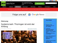 Bild zum Artikel: Systemcrash: Thüringen ist erst der Anfang