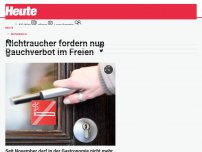 Bild zum Artikel: Nichtraucher fordern nun Rauchverbot im Freien