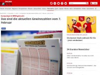 Bild zum Artikel: Eurojackpot - Die aktuellen Gewinnzahlen vom 7. Februar werden bald gezogen