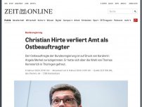 Bild zum Artikel: Bundesregierung: Christian Hirte verliert Amt als Ostbeauftragter