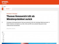 Bild zum Artikel: Thüringen: Thomas Kemmerich tritt als Ministerpräsident zurück