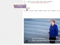 Bild zum Artikel: Merkel und der Umgang mit der Thüringen-Krise: Die heimliche Parteivorsitzende