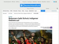 Bild zum Artikel: Deutschlandfunk | Eine Welt | Bolsonaro hebt Schutz indigener Gebiete auf