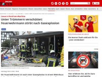 Bild zum Artikel: Lienen in Nordrhein-Westfalen - Feuerwehrleute bei Gasexplosion verletzt - zwei von ihnen sind noch eingeschlossen