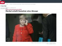 Bild zum Artikel: Keine Unterstützung bei Wahl: Merkel erteilt Ramelow eine Absage