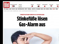 Bild zum Artikel: Geruch in Sparkasse - Stinkefüße lösen Gas-Alarm aus