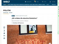 Bild zum Artikel: „Wir erleben die absolute Eskalation“