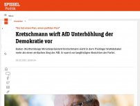 Bild zum Artikel: Winfried Kretschmann über AfD: 'Sie hat einen Plan, einen perfiden Plan'