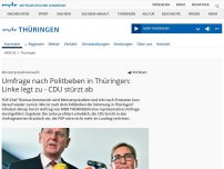 Bild zum Artikel: Umfrage: Linke profitiert von Politbeben in Thüringen