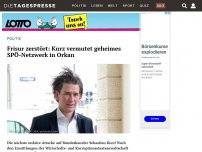 Bild zum Artikel: Frisur zerstört: Kurz vermutet geheimes SPÖ-Netzwerk in Orkan