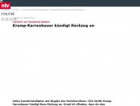 Bild zum Artikel: Verzicht auf Kanzlerkandidatur: Kramp-Karrenbauer kündigt Rückzug an
