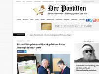 Bild zum Artikel: Exklusiv! Die geheimen WhatsApp-Protokolle zur Thüringer Skandal-Wahl