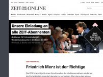 Bild zum Artikel: CDU-Parteivorsitz: Friedrich Merz ist der Richtige