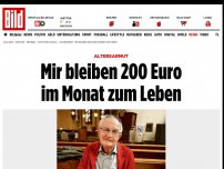 Bild zum Artikel: Altersarmut - Mir bleiben 200 Euro im Monat zum Leben