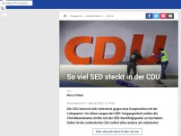 Bild zum Artikel: So viel SED steckt in der CDU