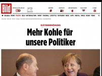 Bild zum Artikel: Diätenerhöhung - Mehr Geld für unsere Politiker