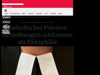 Bild zum Artikel: Katholischer Priester: Abtreibungen schlimmer als Pädophilie