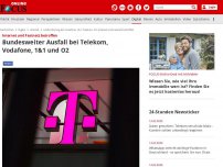 Bild zum Artikel: Internet und Festnetz betroffen - Bundesweiter Ausfall bei Telekom, Vodafone, 1&1 und O2