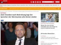 Bild zum Artikel: Wegen Bedrohungen - Werteunion-Sprecher Ralf Höcker legt politische Ämter nieder