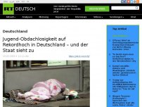 Bild zum Artikel: Jugend-Obdachlosigkeit auf Rekordhoch in Deutschland – und der Staat sieht zu