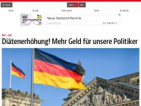 Bild zum Artikel: Diätenerhöhung! Mehr Geld für unsere Politiker