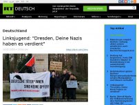 Bild zum Artikel: Linksjugend: 'Dresden, Deine Nazis haben es verdient'