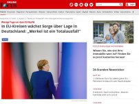 Bild zum Artikel: Wenige Tage vor dem EU-Gipfel - In EU-Kreisen wächst Sorge über Lage in Deutschland: „Merkel ist ein Totalausfall“