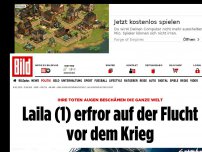 Bild zum Artikel: Ihre Augen beschämen die Welt - Laila (1) erfror auf der Flucht vor dem Krieg