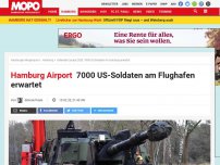 Bild zum Artikel: Hamburg Airport: 7000 US-Soldaten am Flughafen erwartet