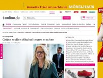 Bild zum Artikel: Bier,  Wein und Co.: Die Grünen wollen Alkohol teurer machen